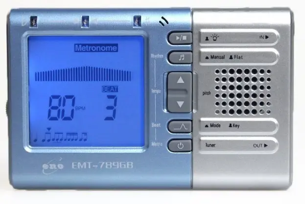 Afinador/Metrónomo Digital ENO EMT-7896B